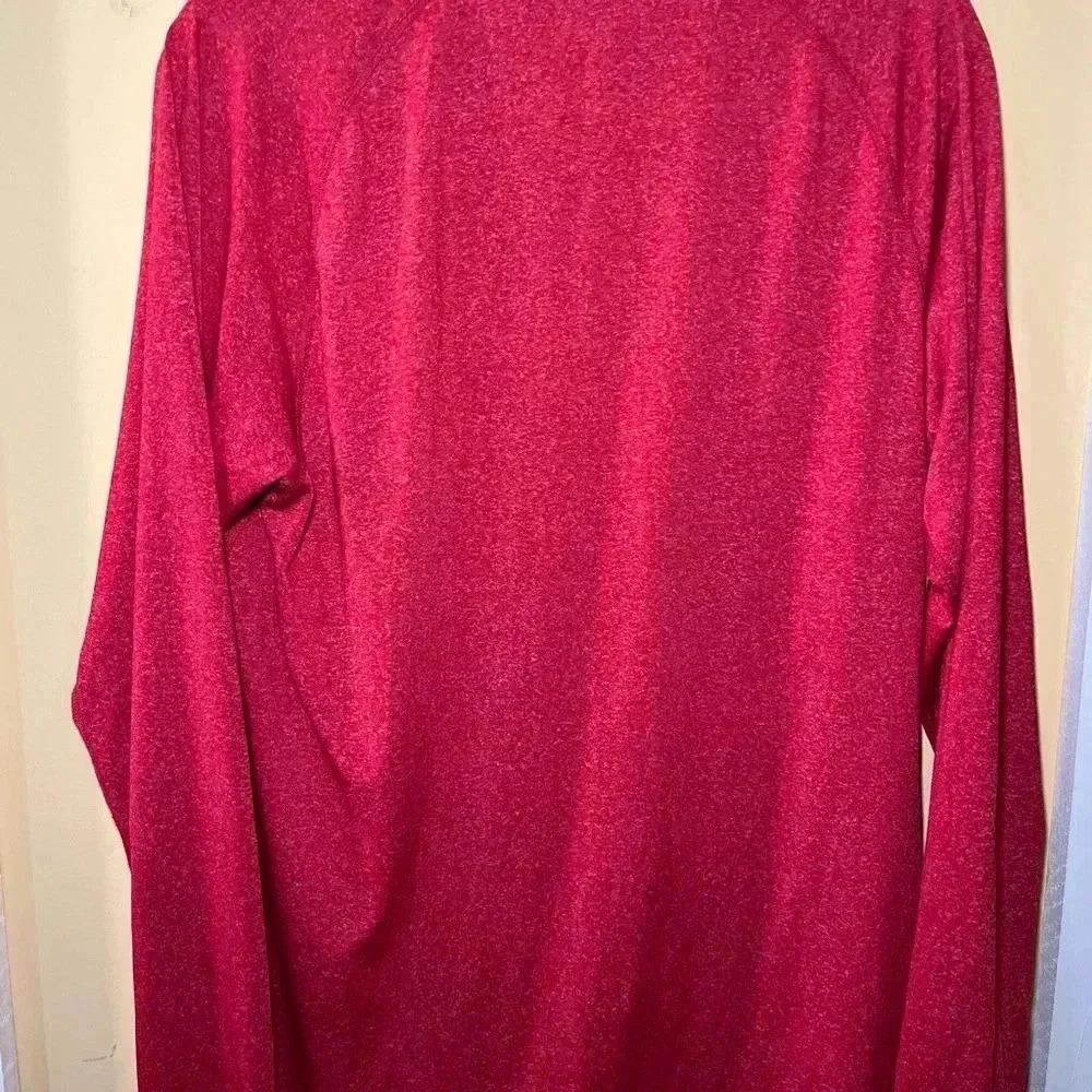 Adidas Climalite Long sleeve T-shirt Red Wisconsin Unrivaled Series Size Small - Picture 3 of 10